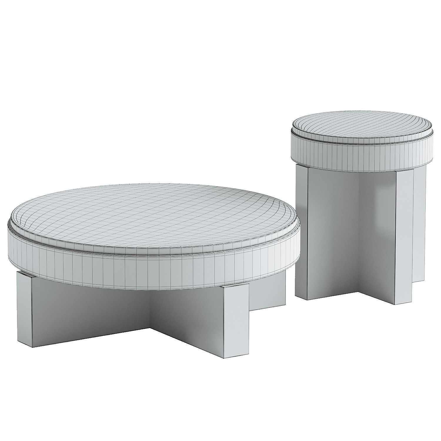 Mei Coffee Table and Mei Side Table 3D model_3