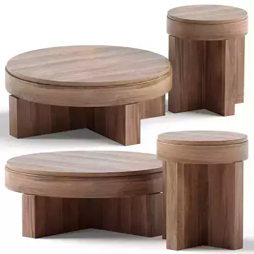 Mei Coffee Table and Mei Side Table