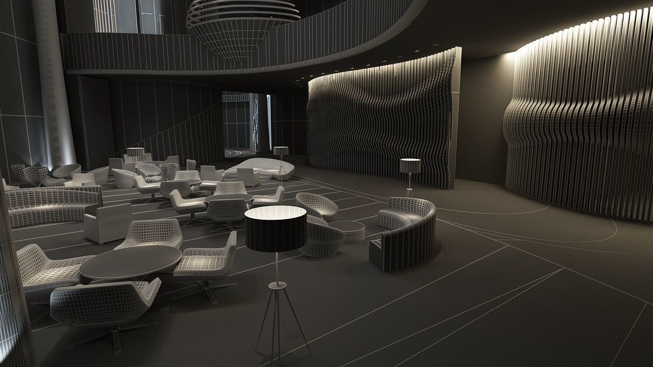 The Hotel Lobby 7 3D model_16