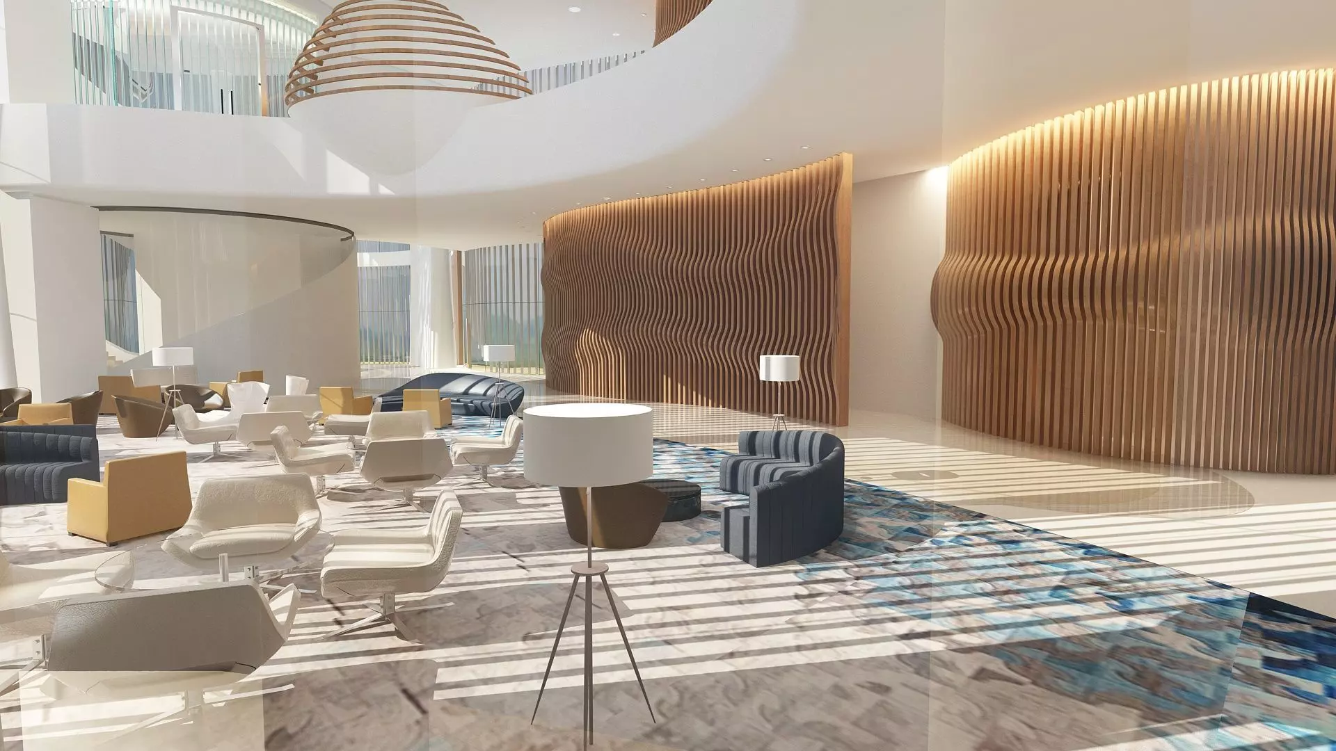 The Hotel Lobby 7 3D model_0