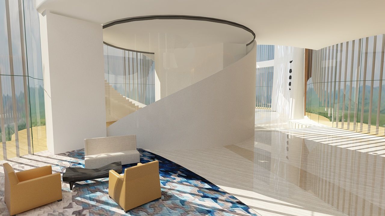 The Hotel Lobby 7 3D model_12