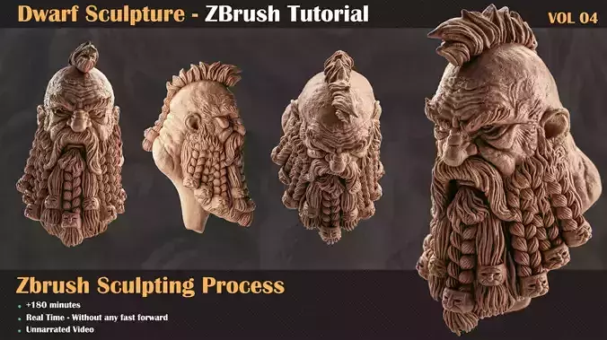 The Dwarf - ZBrush Sculpture Series Vol4  