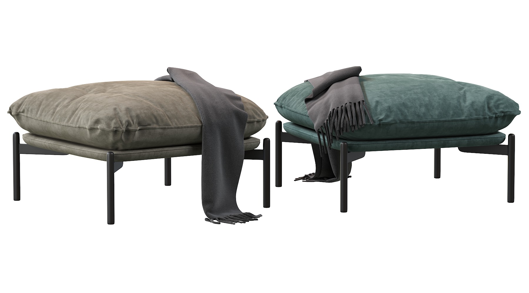 Cloud Pouf and Tradition 3D model_5