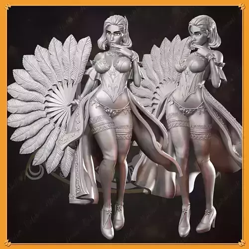 Nutshell Atelier - A burlesque dancer 01 - NSFW