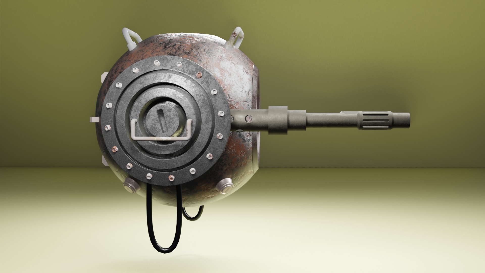 gun armor 3D model_7