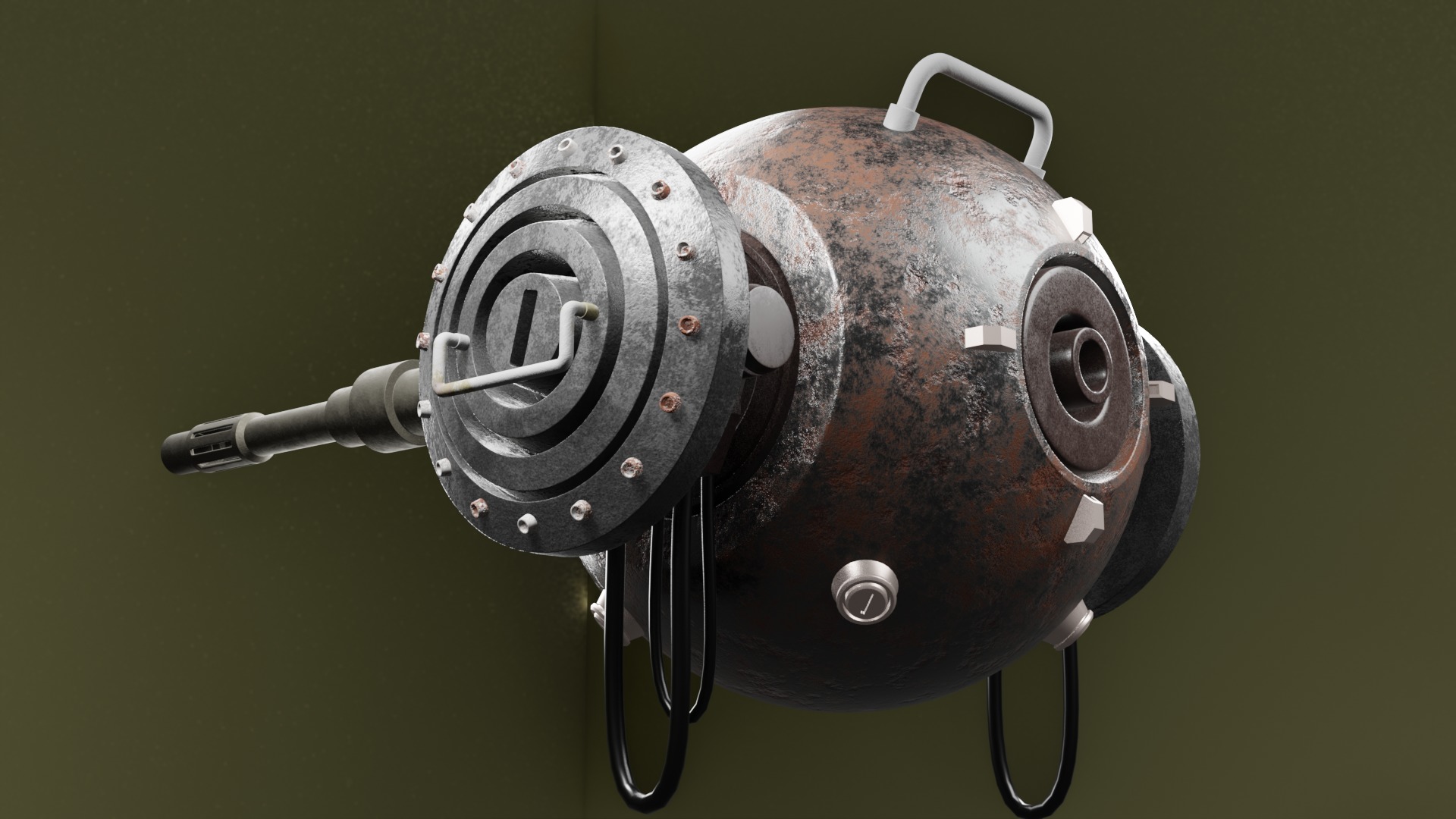 gun armor 3D model_11