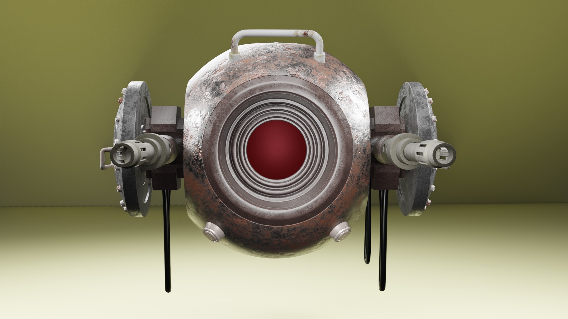 gun armor 3D model_2