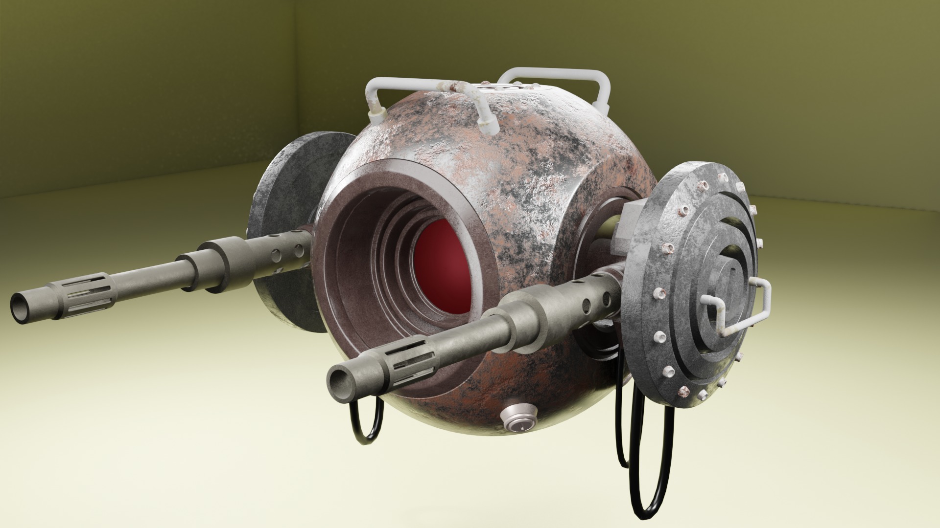 gun armor 3D model_12