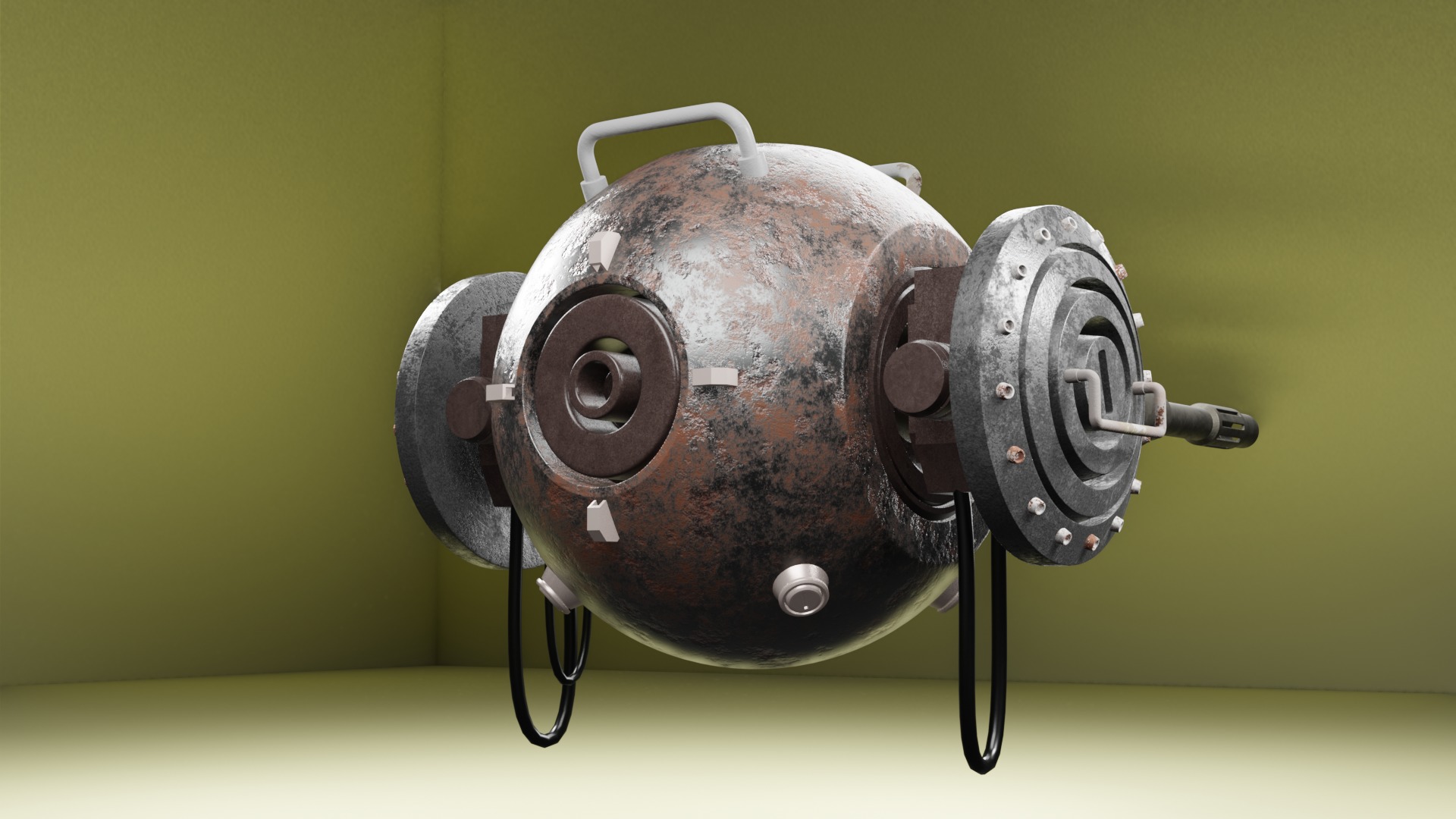 gun armor 3D model_9