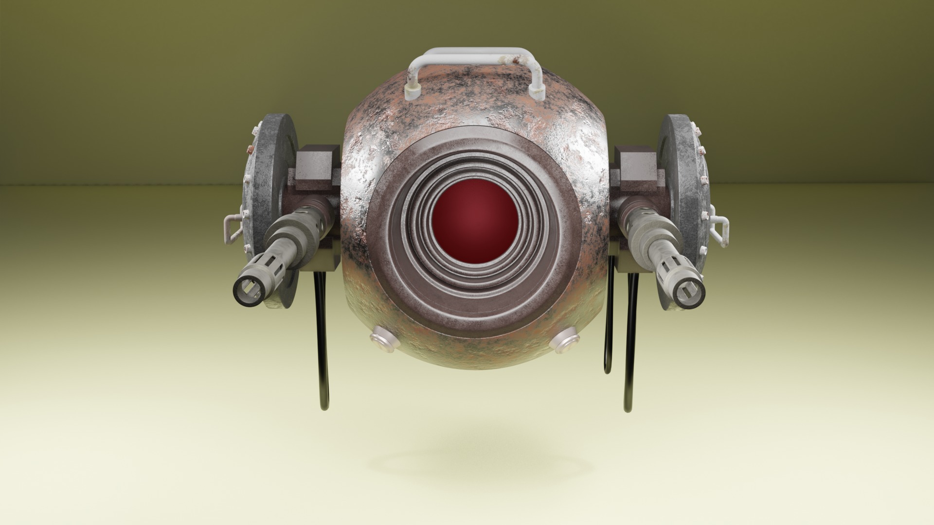 gun armor 3D model_5