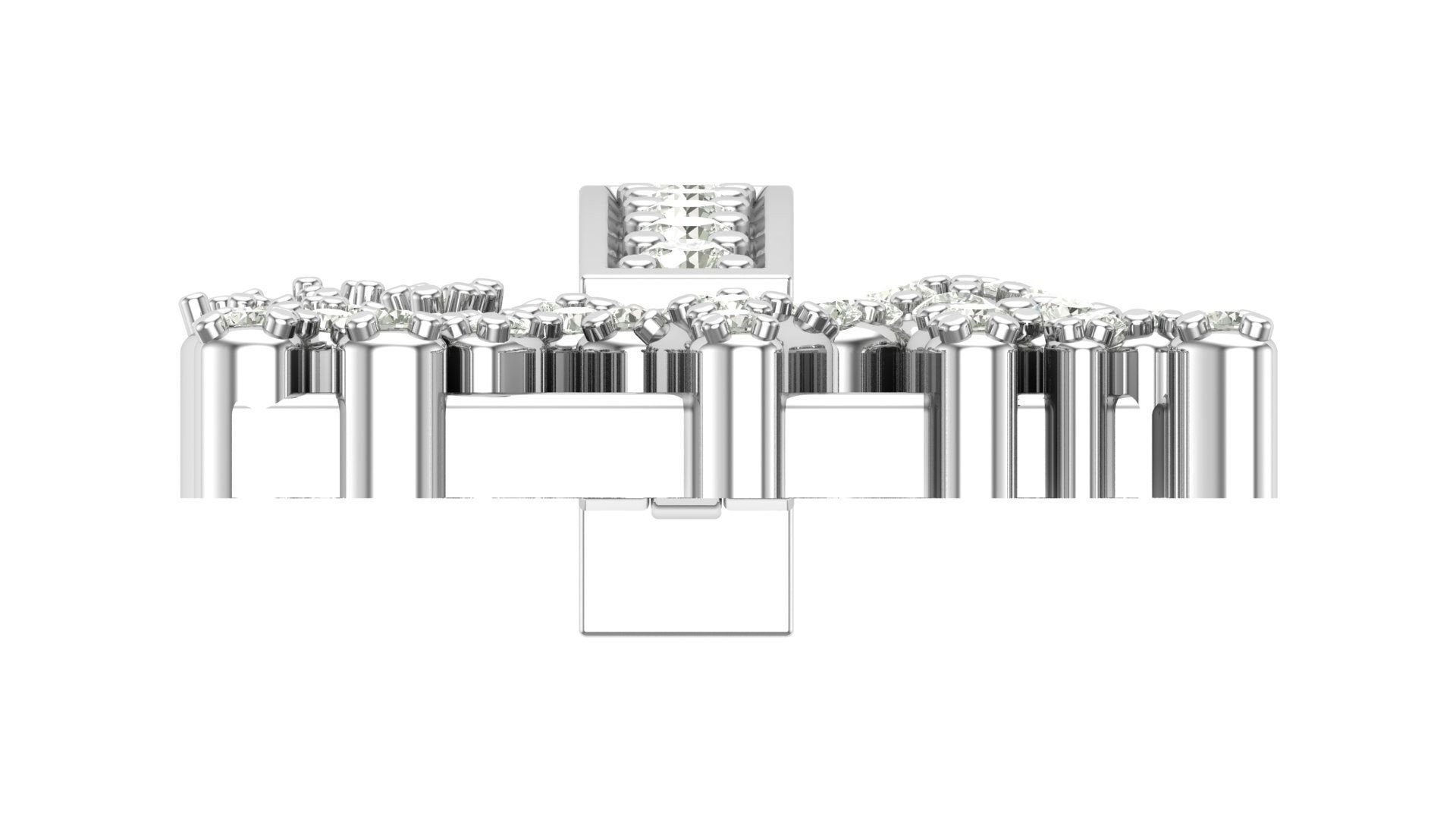 Alphabet Latter hiphop Pendent 3D print model_8