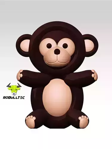 Balloon Monky 3D print model