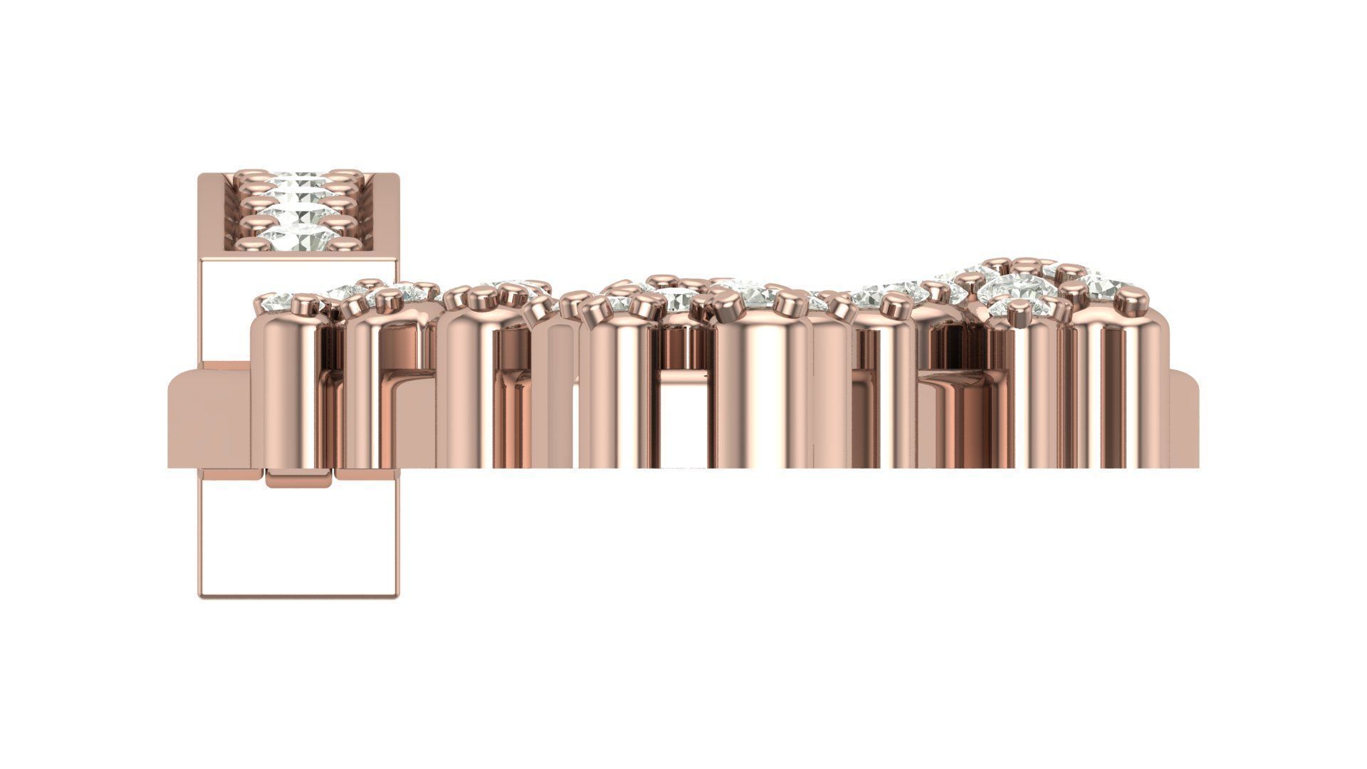 Alphabet Latter hiphop Pendent 3D print model_6