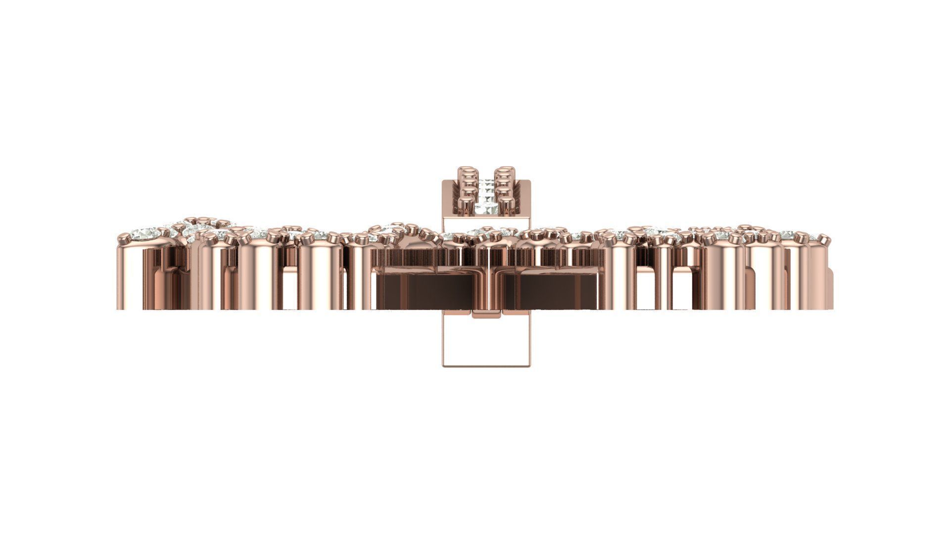 Alphabet Latter hiphop Pendent 3D print model_1