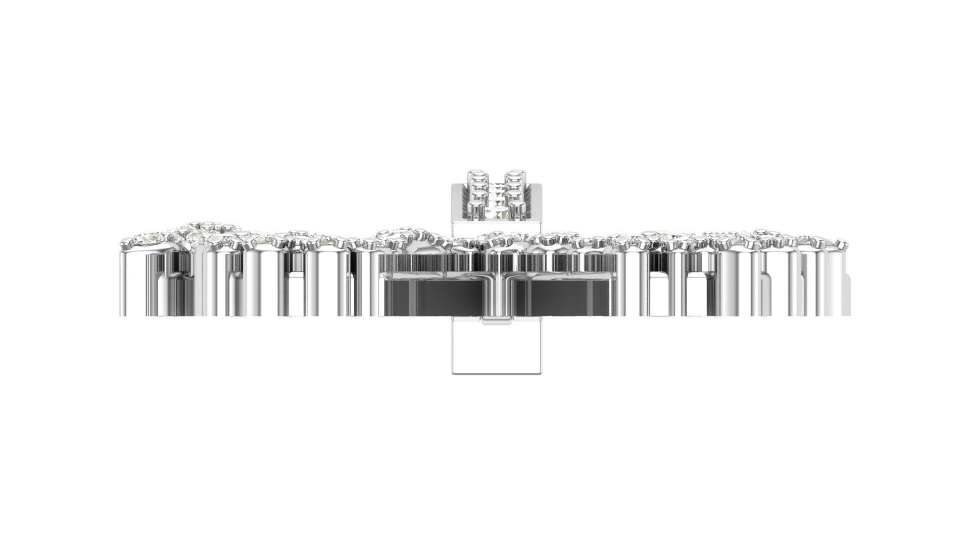 Alphabet Latter hiphop Pendent 3D print model_7