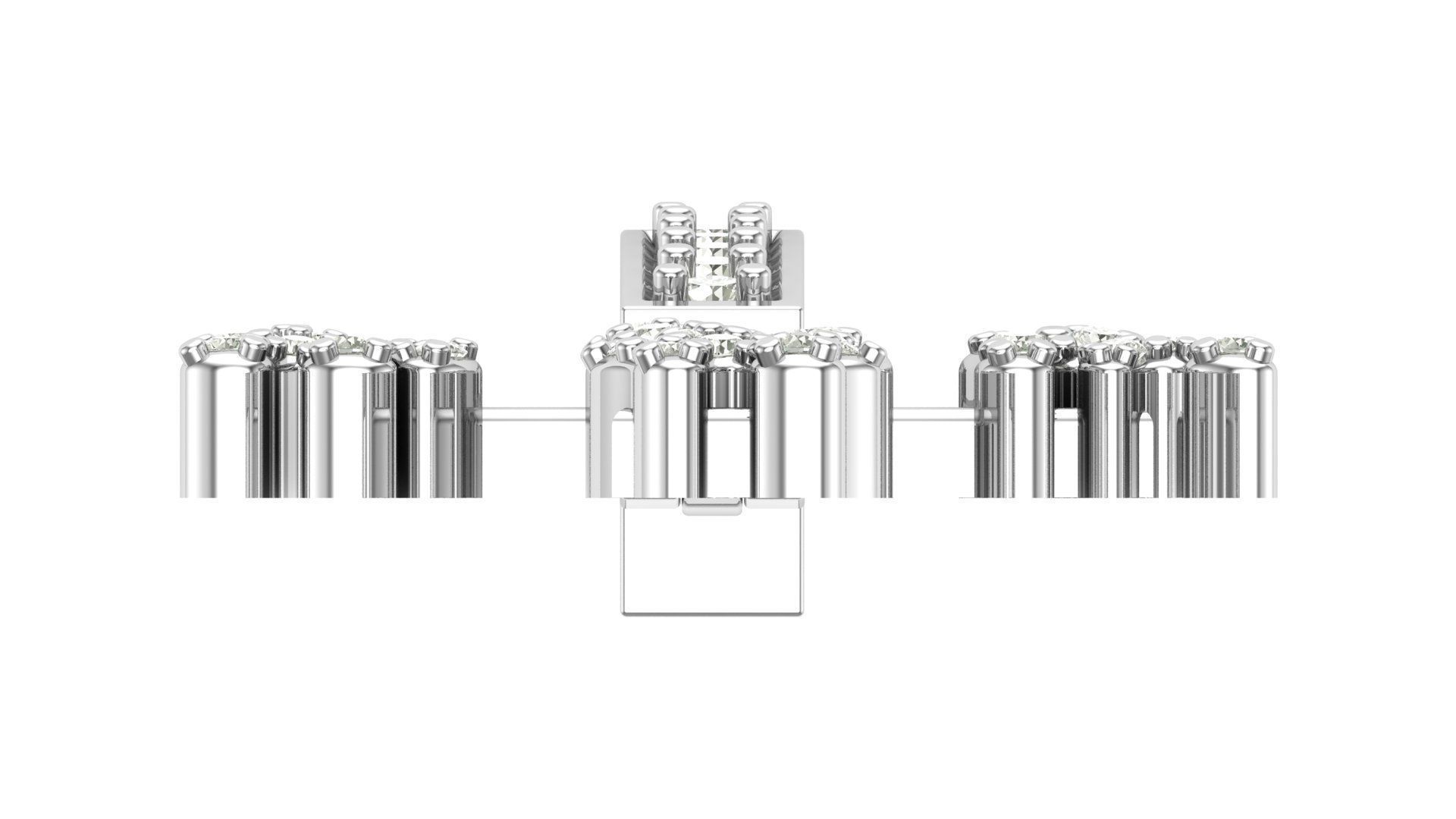 Alphabet Latter hiphop Pendent 3D print model_9