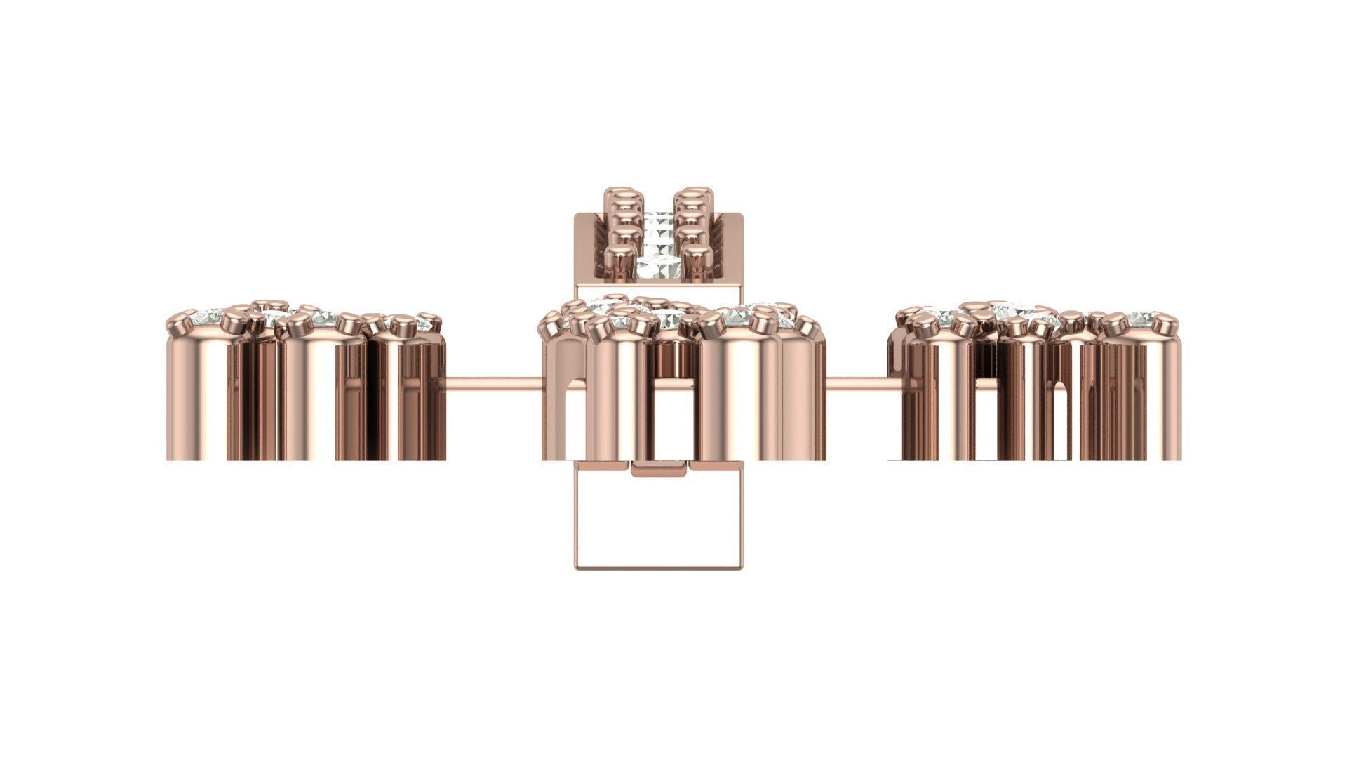 Alphabet Latter hiphop Pendent 3D print model_6