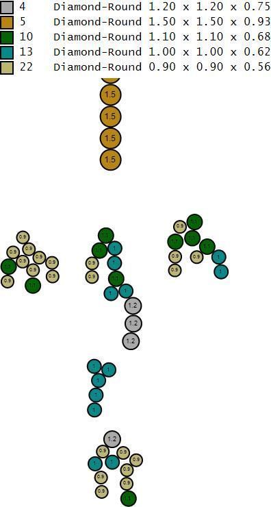 Alphabet Latter hiphop Pendent 3D print model_12