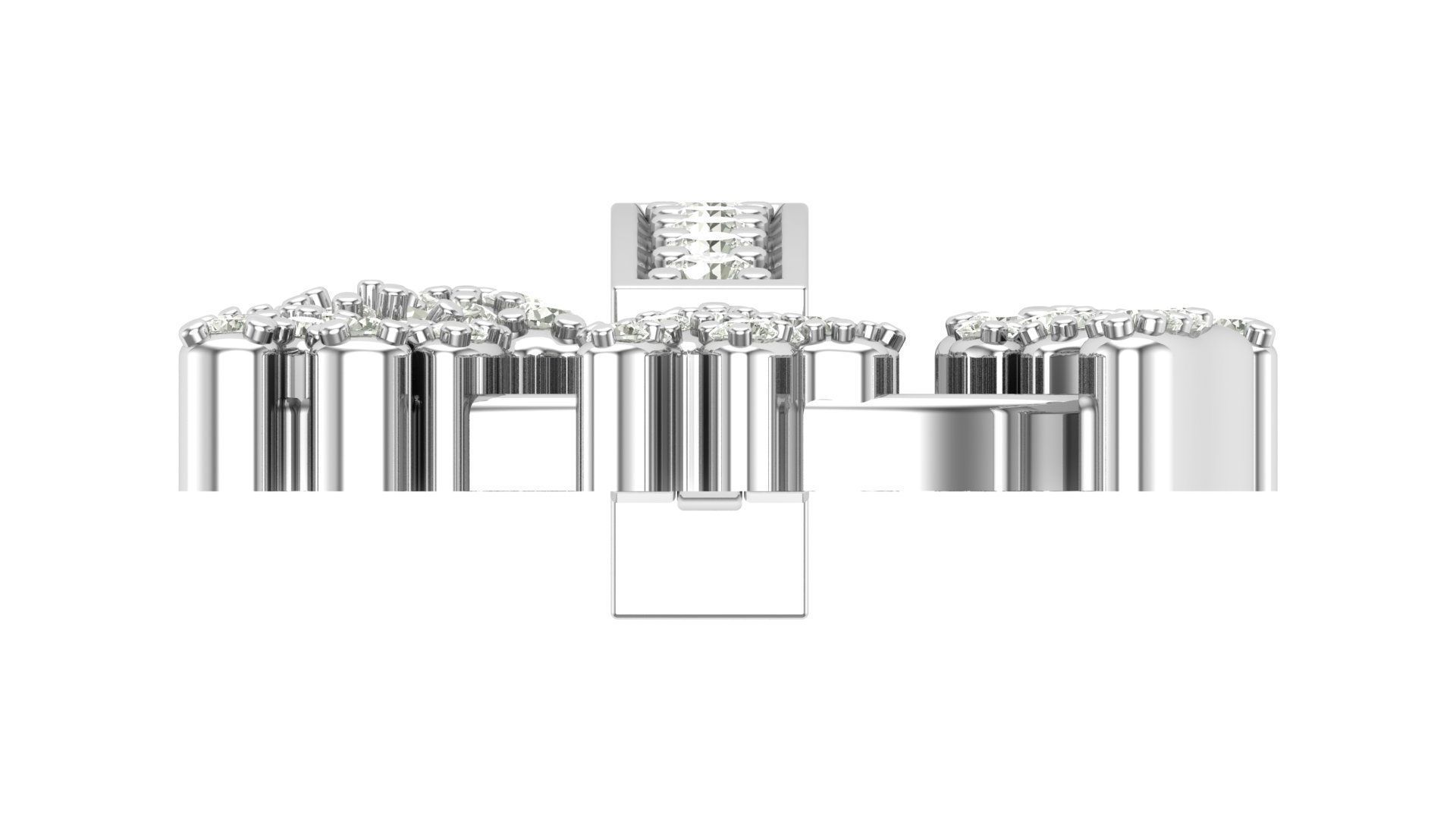 Alphabet Latter hiphop Pendent 3D print model_8