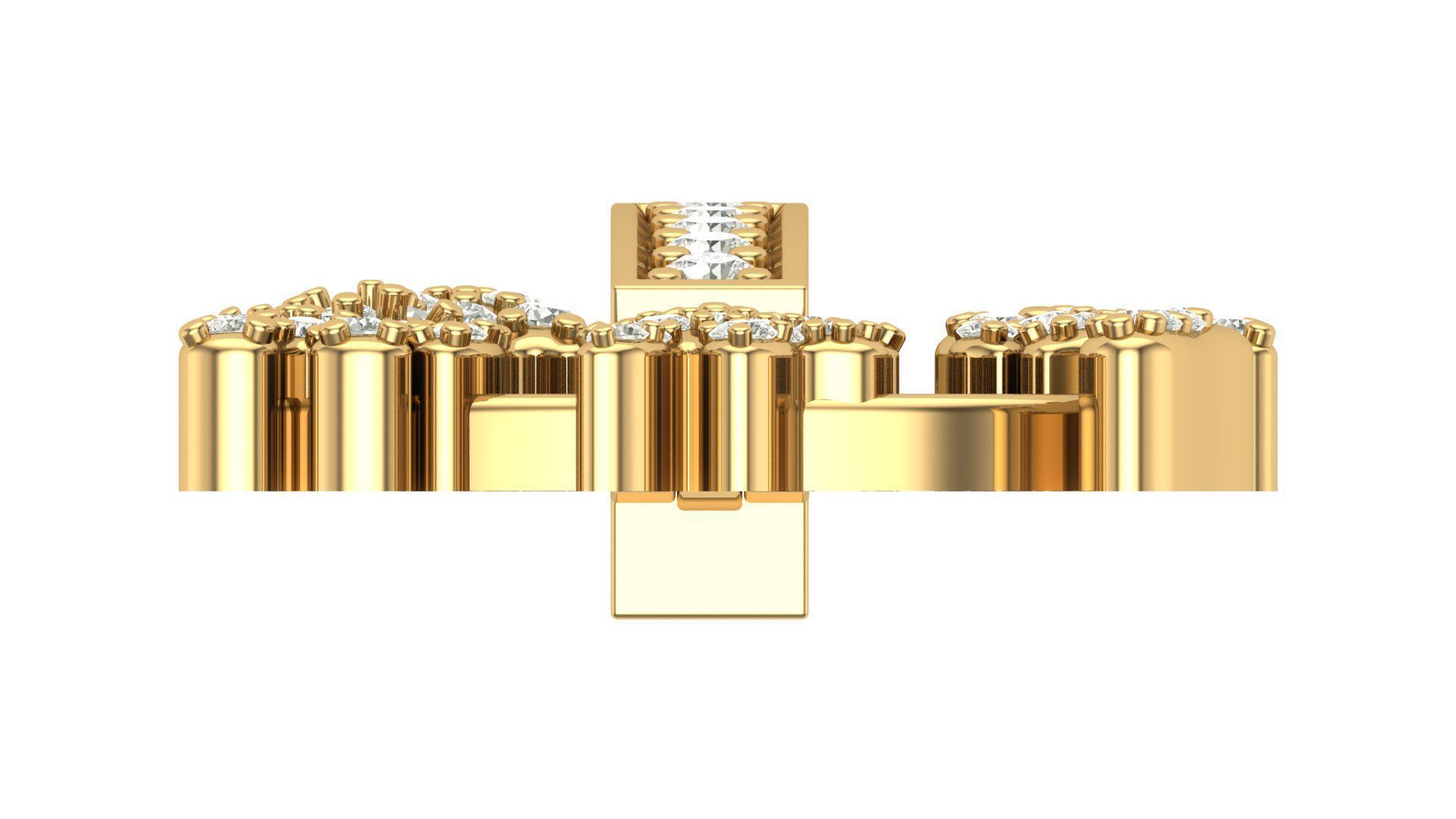 Alphabet Latter hiphop Pendent 3D print model_6