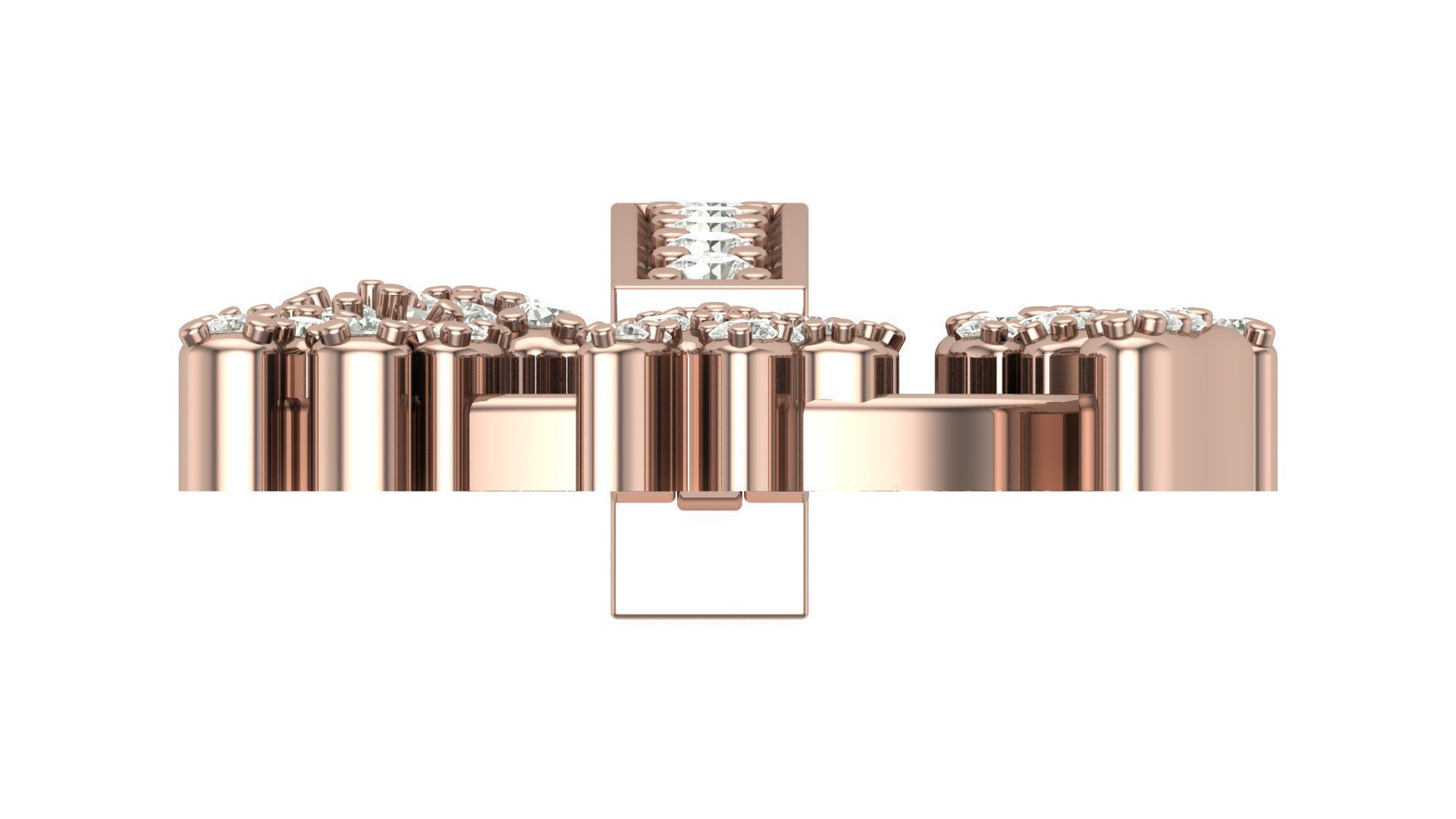 Alphabet Latter hiphop Pendent 3D print model_7