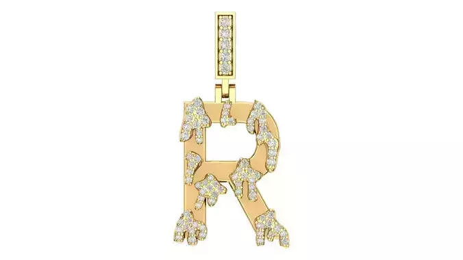 Alphabet Latter hiphop Pendent