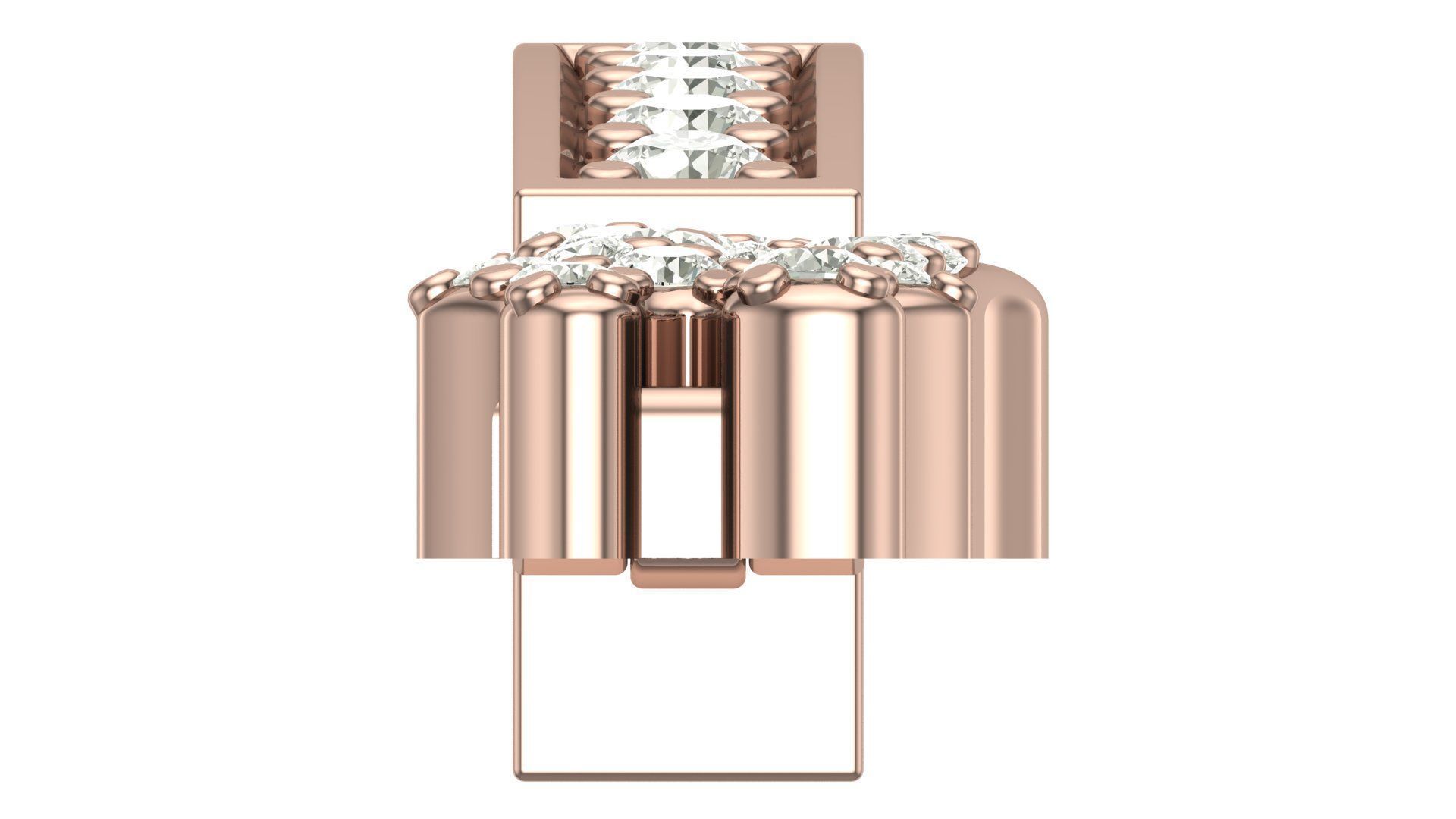 Alphabet Latter hiphop Pendent 3D print model_8