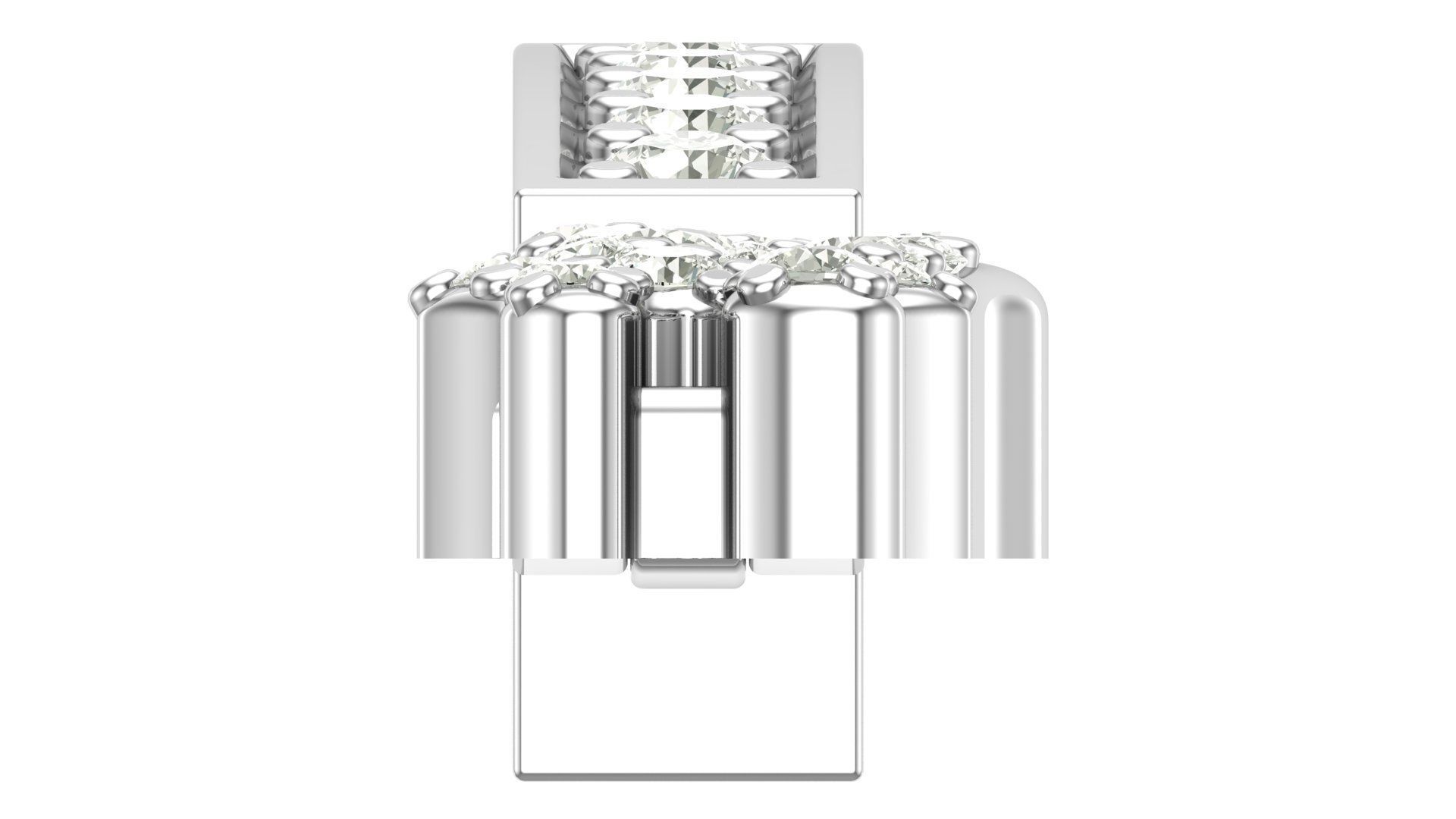 Alphabet Latter hiphop Pendent 3D print model_10