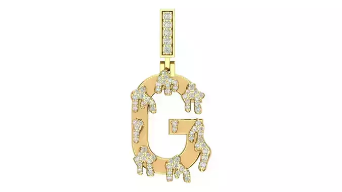 Alphabet Latter hiphop Pendent