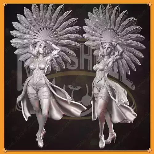 Nutshell Atelier - A burlesque dancer 03-NSFW