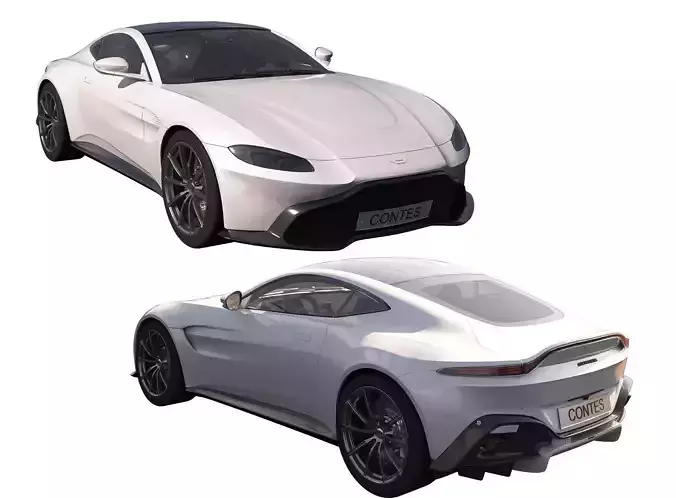 Aston Martin Vantage 2018 max2015 vray
