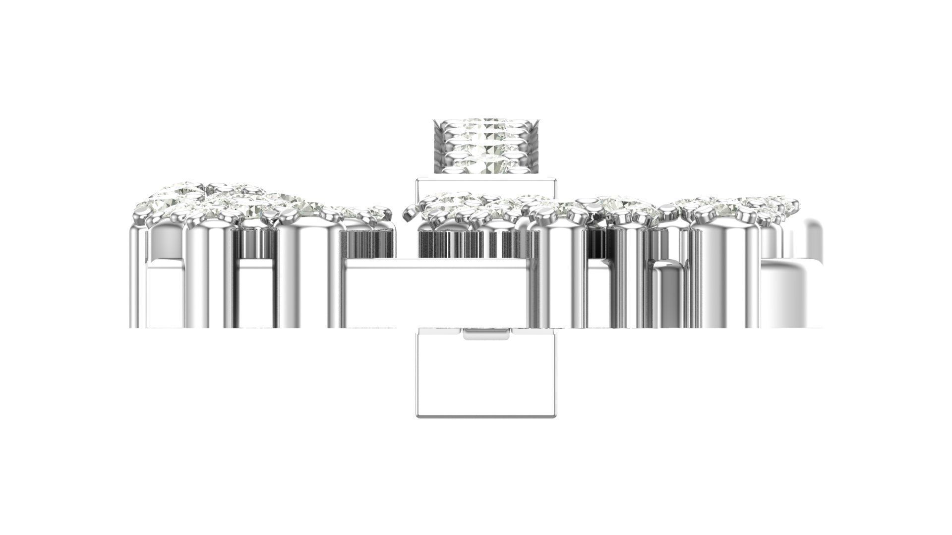 Alphabet Latter hiphop Pendent 3D print model_8