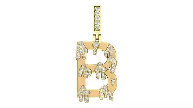 Alphabet Latter hiphop Pendent