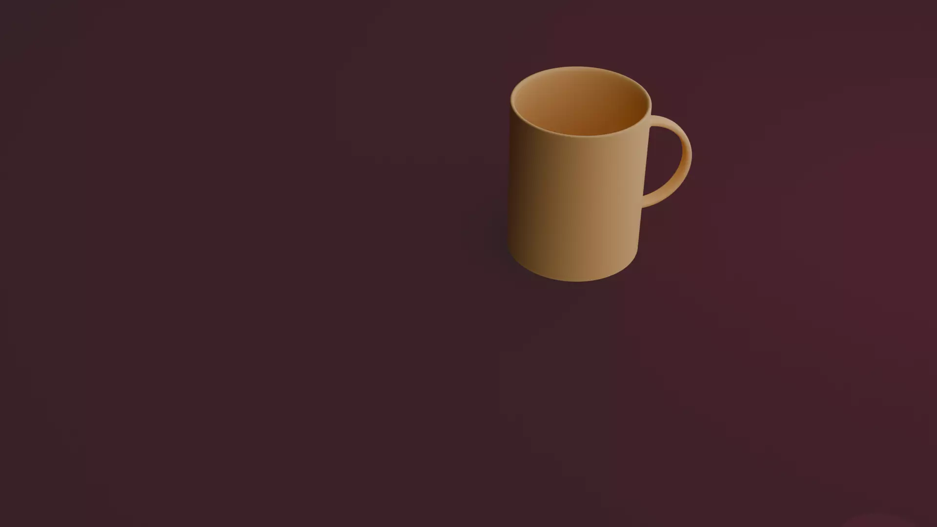Stylish Ceramic Coffee Mug - 3D Model Free 3D model_0