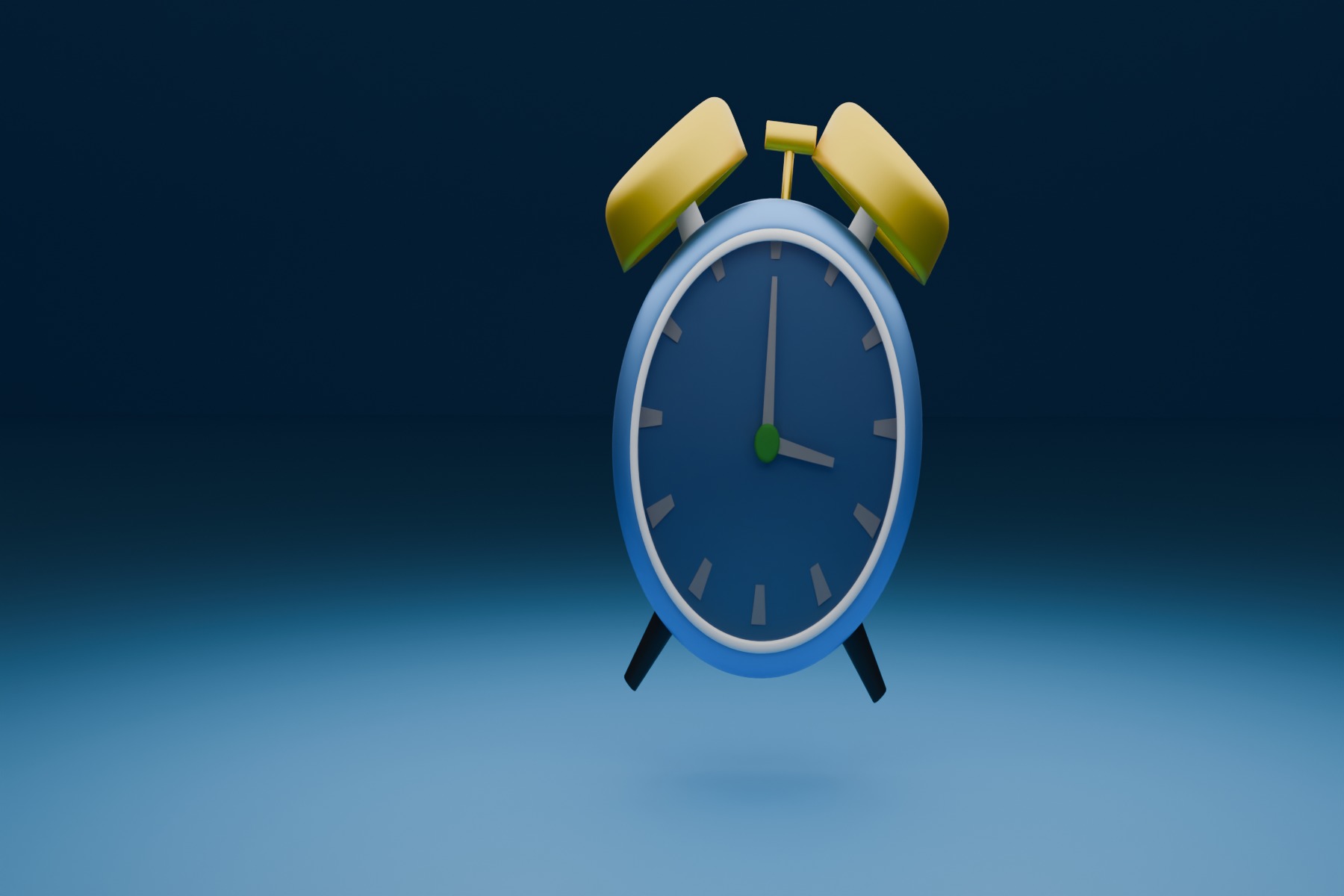 hour timer alarm 3D model_9