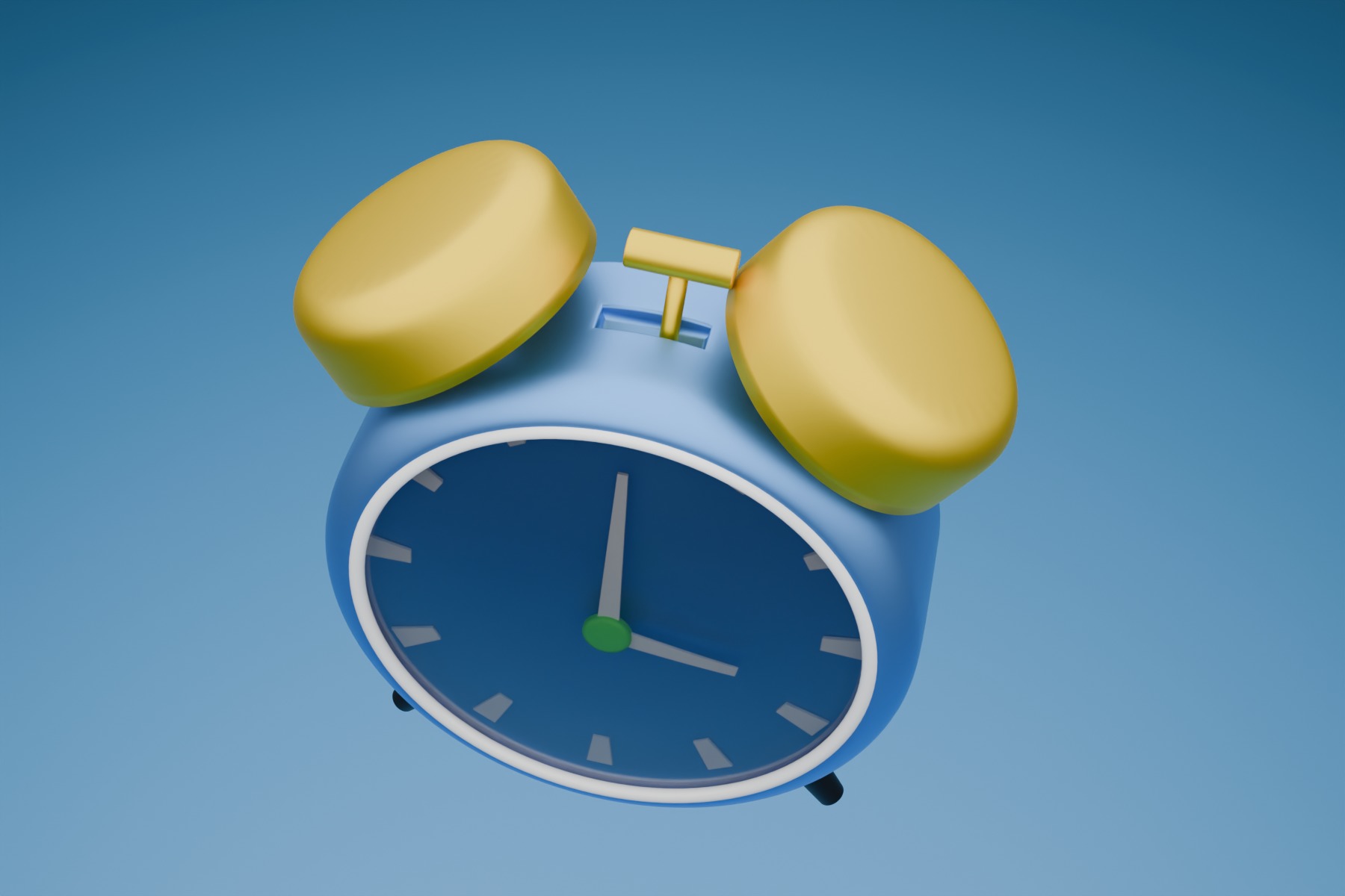 hour timer alarm 3D model_5