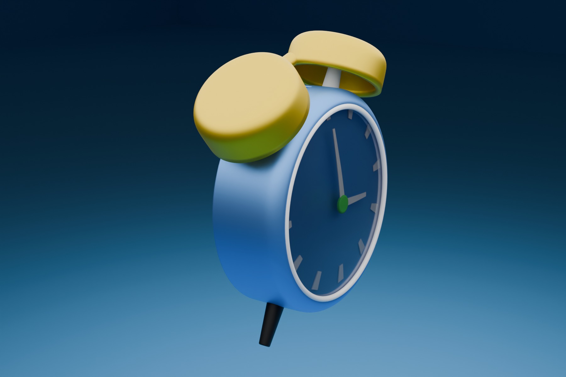hour timer alarm 3D model_1