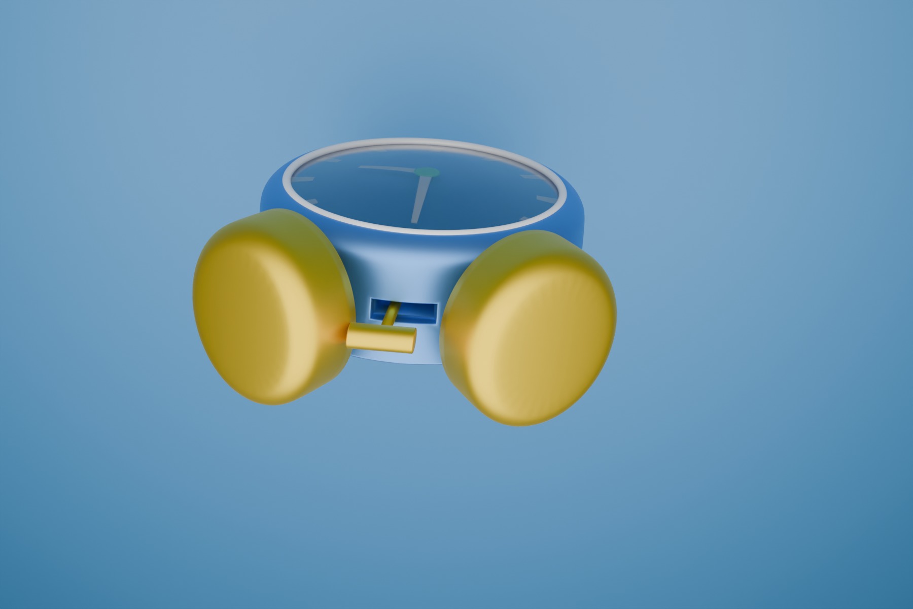 hour timer alarm 3D model_2