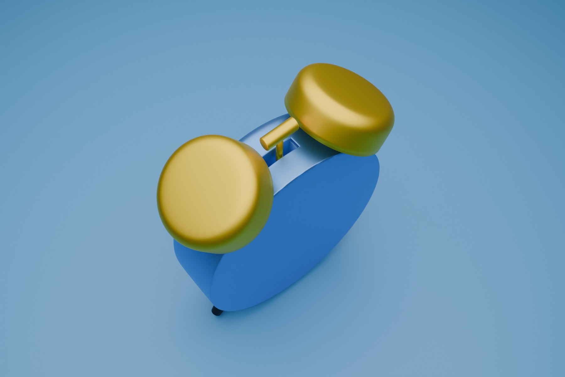 hour timer alarm 3D model_4