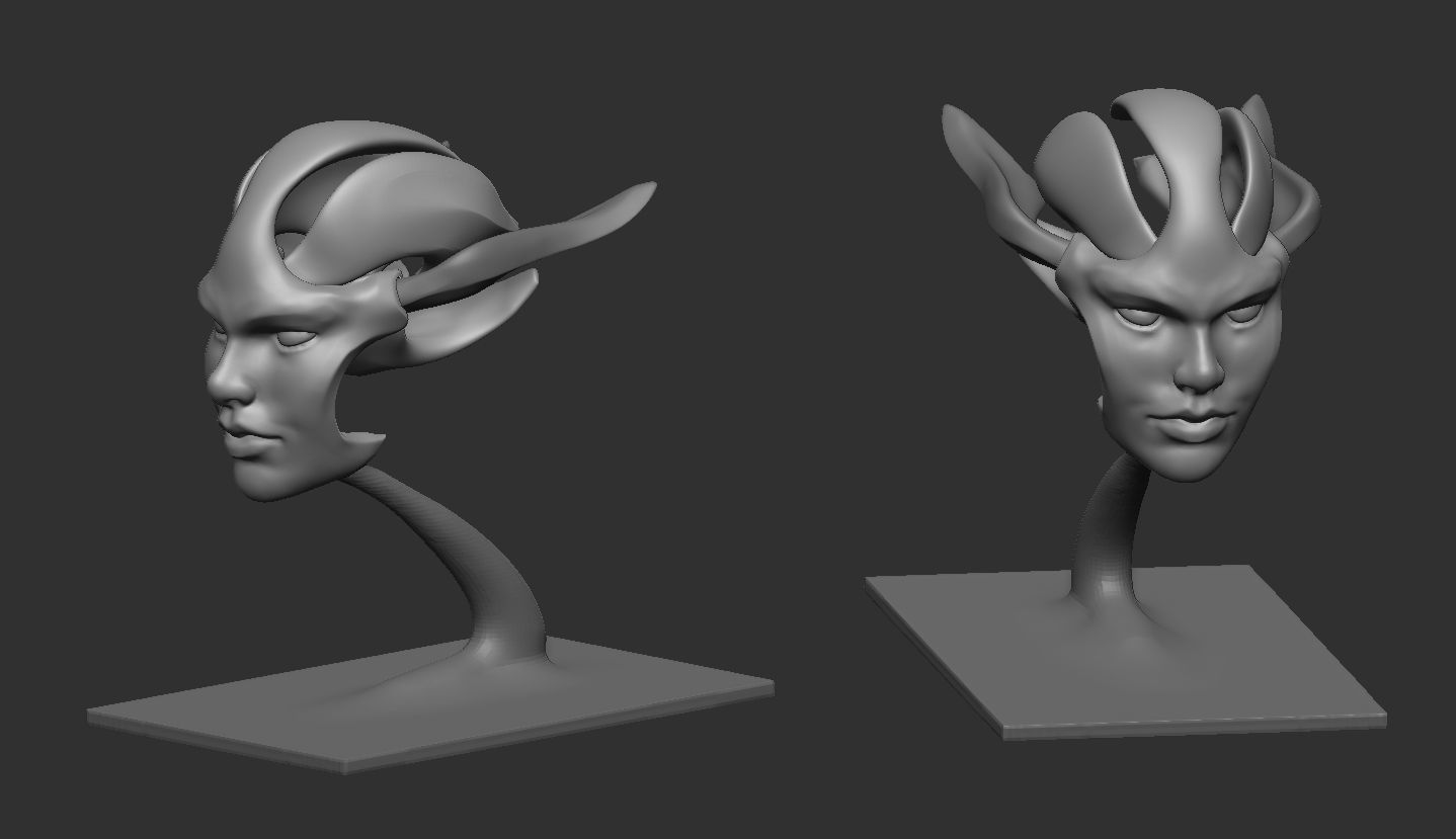 Face Shell 3D print model_7