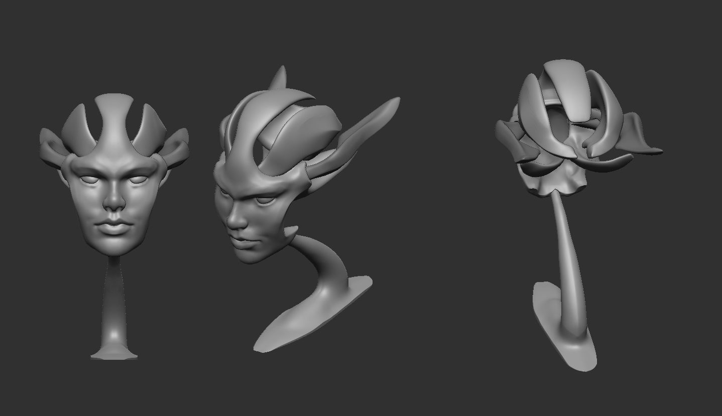 Face Shell 3D print model_8