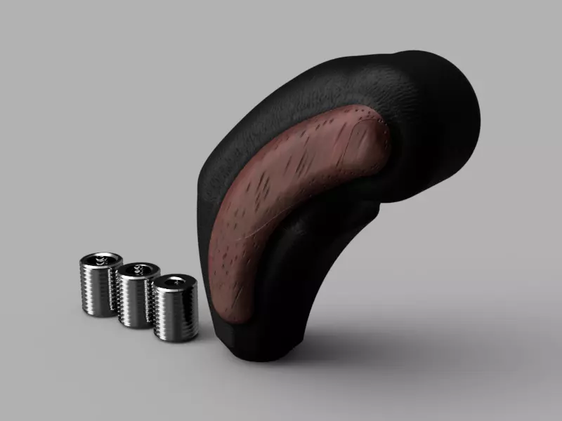 Gear Shift Knob with Adapters Free 3D print model