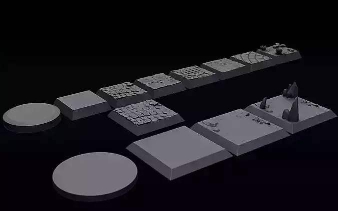 Bases collection for tabletop