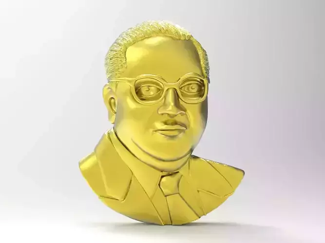 Dr Bhimrao Ambedkar 3D model 