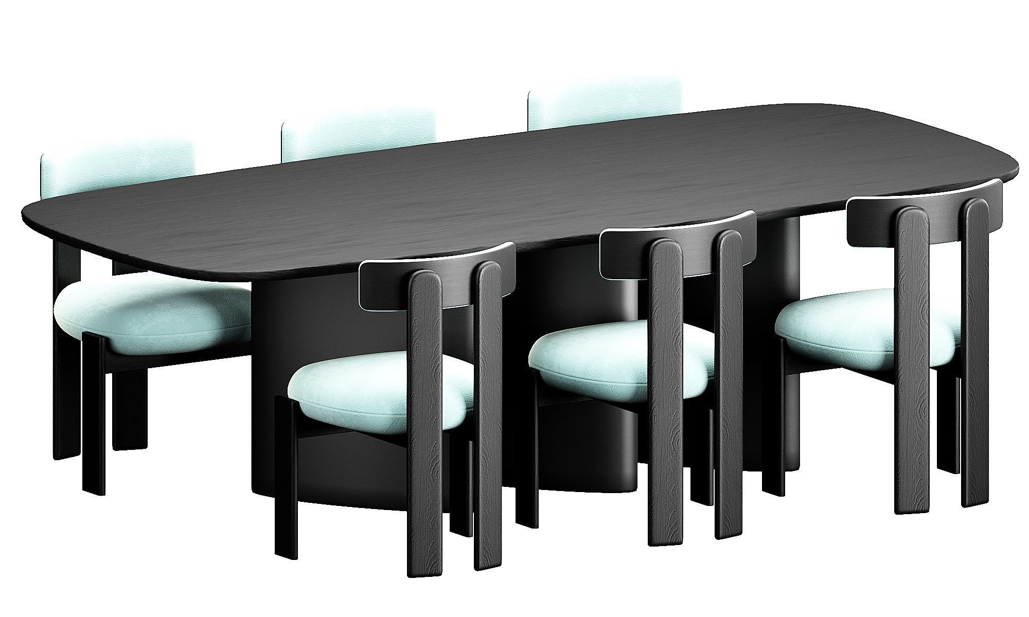 Bonaldo Louver Table Set 3D model_9