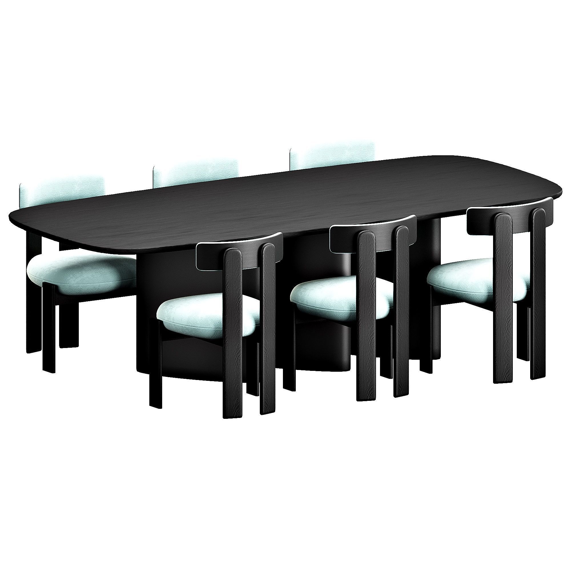 Bonaldo Louver Table Set 3D model_2