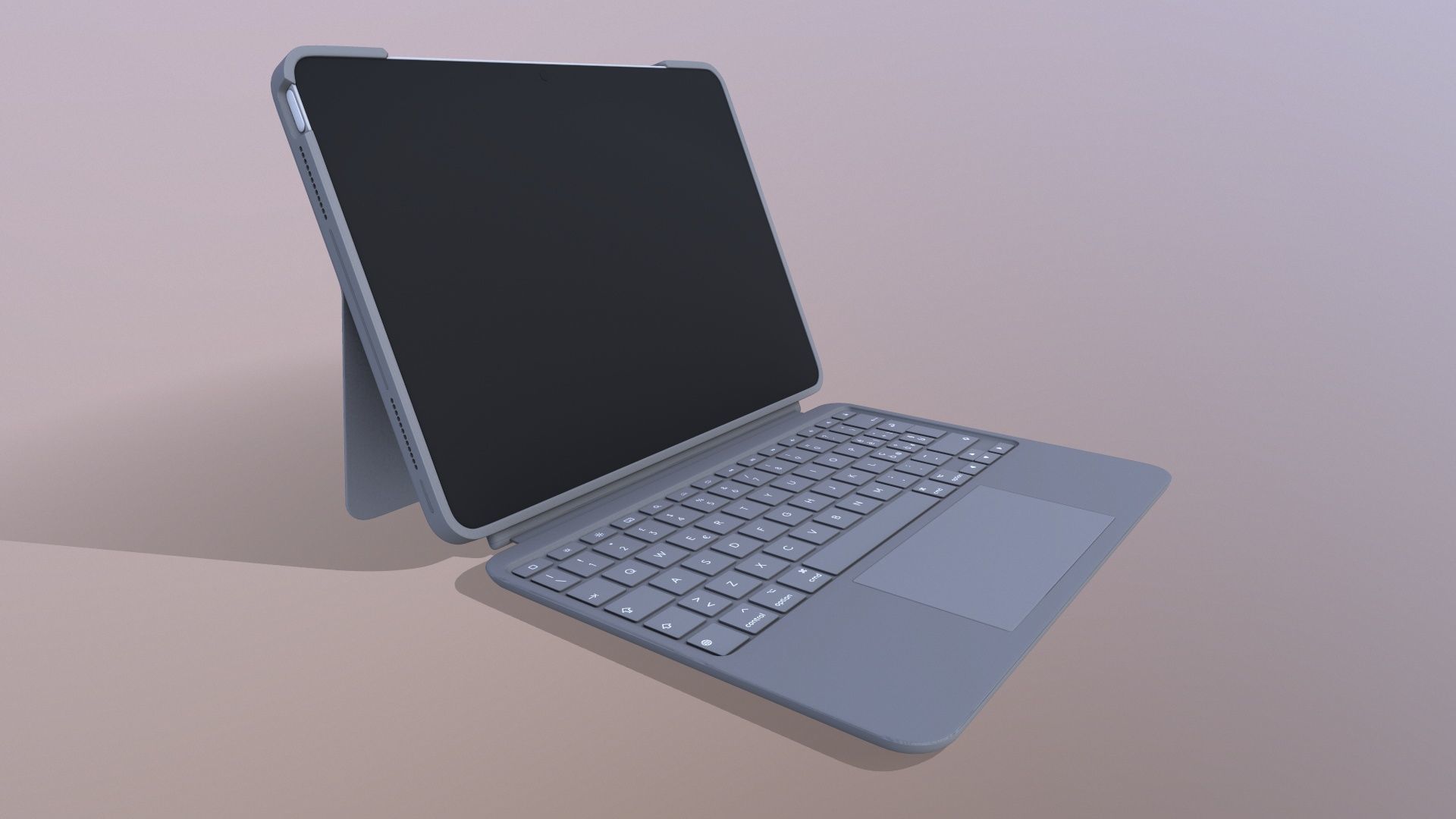 Logitech Tablet 3D model_2