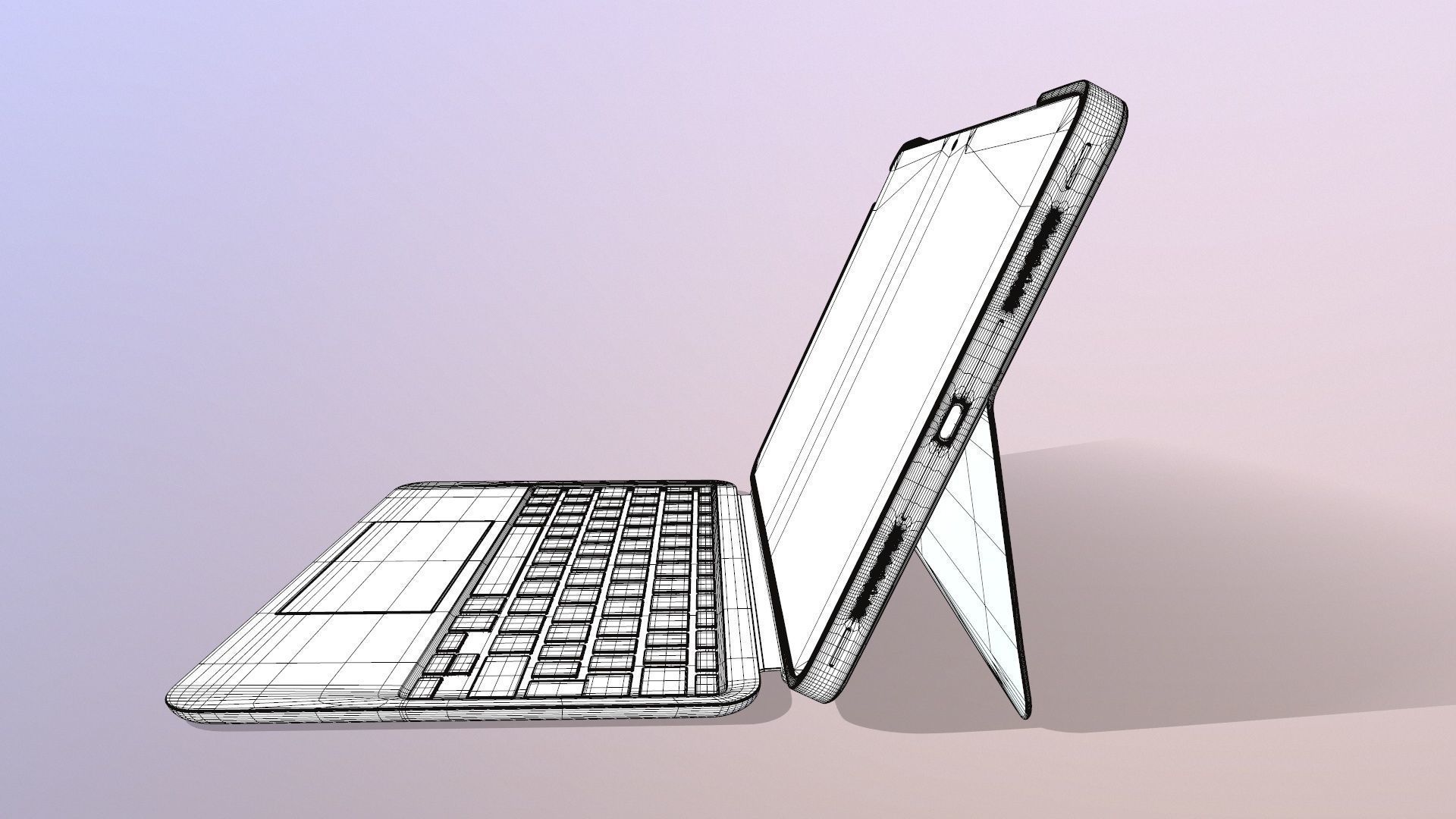 Logitech Tablet 3D model_12
