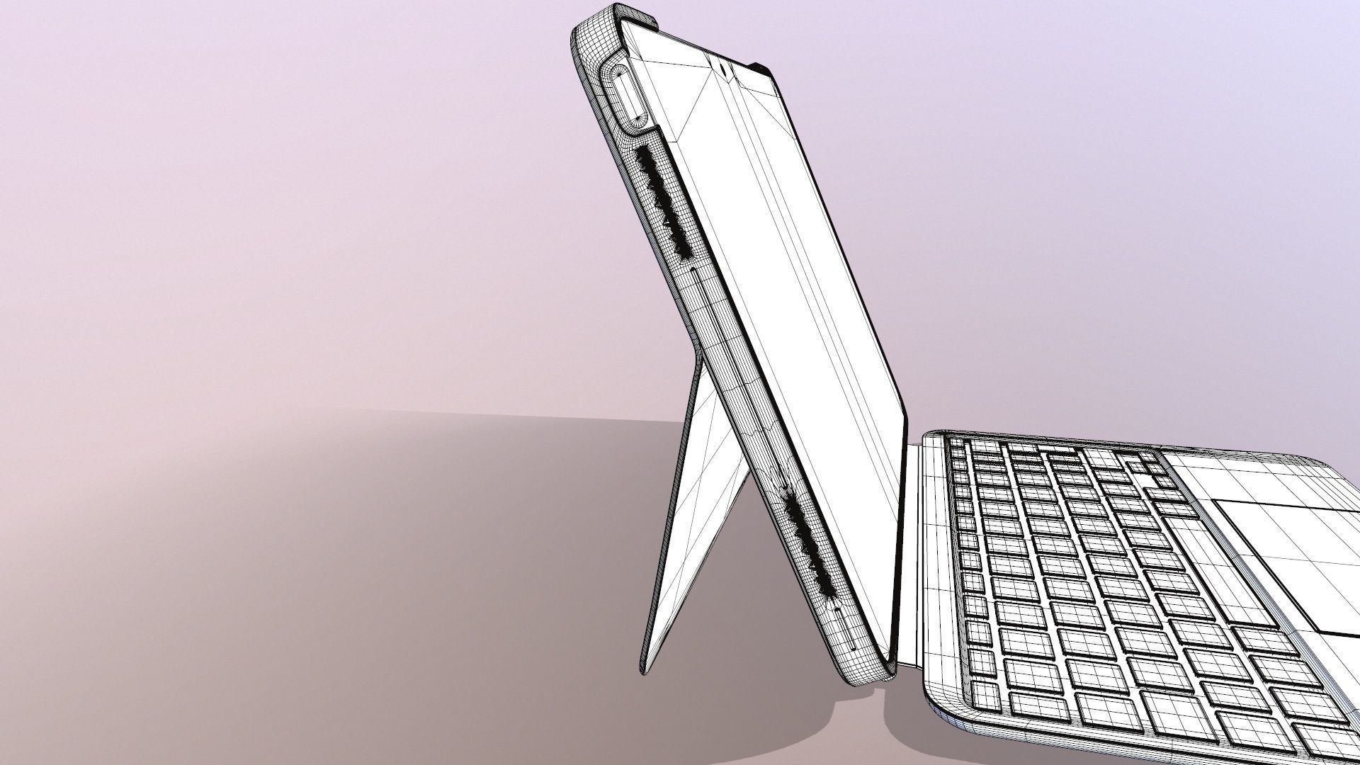 Logitech Tablet 3D model_16