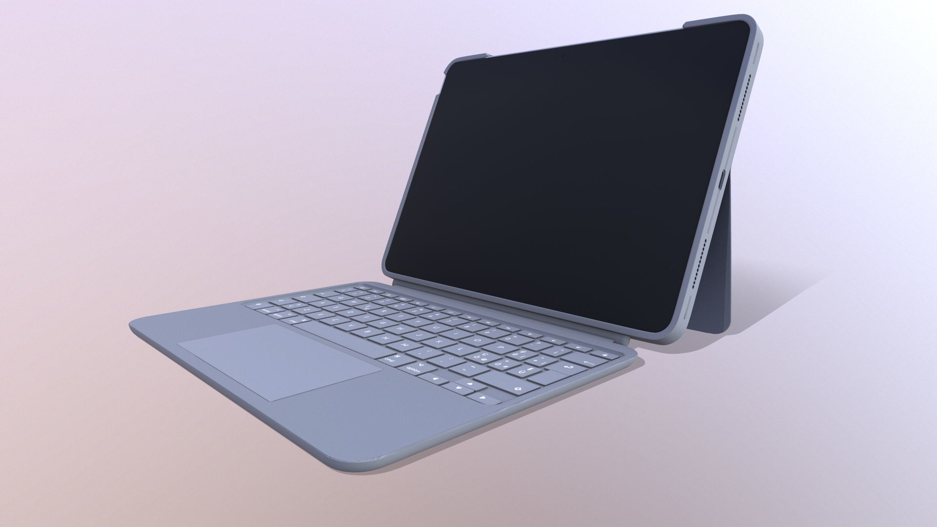 Logitech Tablet 3D model_9